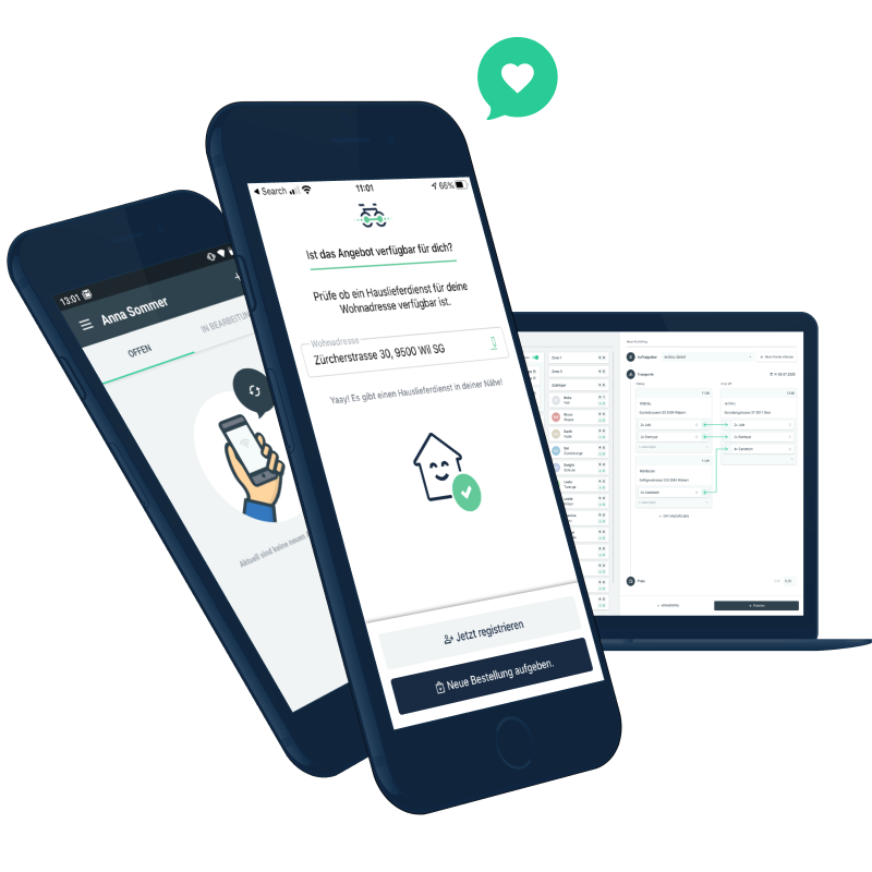Velolieferdienst wird digital